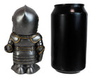 Anime Chibi Medieval Knight Suit Of Armor With Jousting Lance Pike Figurine 4"H