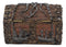 Ebros Kraken Octopus Pirate Haunted Chained Skull Treasure Chest Jewelry Box 5"L