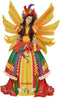 Ebros Teri Rosario Fairy Queen of Masquerade Winter Fairy Statue 11.25" Tall