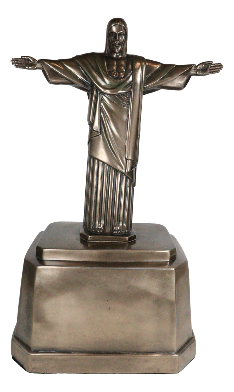 Brazil Corocovado Mountain Landmark Christ The Redeemer Cremation Urn Figurine