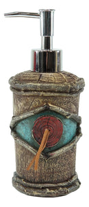 Rustic Country Western Turquoise Faux Branch Wood Liquid Soap Pump Dispenser