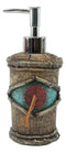 Rustic Country Western Turquoise Faux Branch Wood Liquid Soap Pump Dispenser