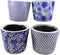 Ebros Terracotta Ceramic Pot Planters Set of 4 Planter Pots Garden Accent 6"H