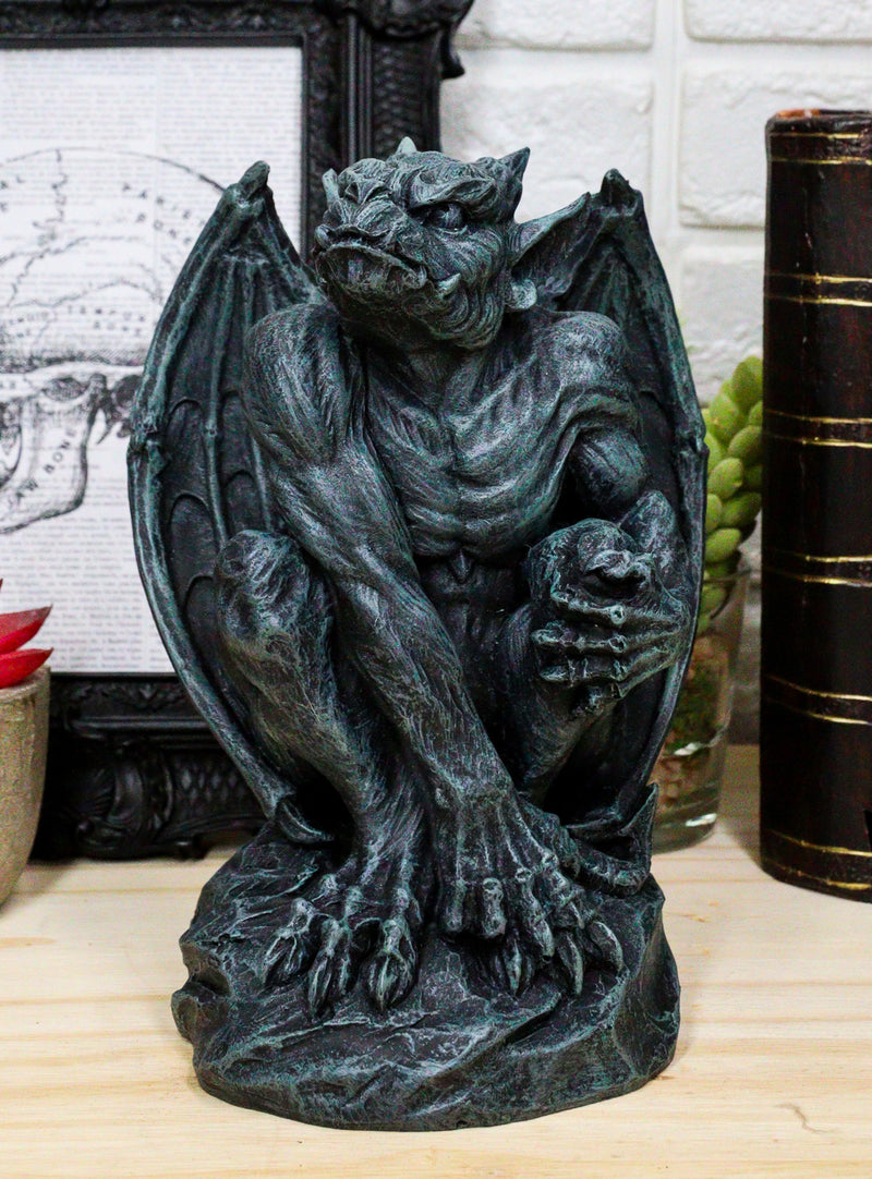 Ebros Winged King Kong Gargoyle Statue Medieval Gothic Figurine 6.5" Tall