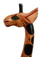 Balikraft Balinese Wood Handicraft Large Spotted Safari Giraffe Figurine 31.5"H