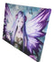 Ebros Anne Stokes Mystic Aura Butterfly Fairy Wood Framed Picture Canvas Wall Decor