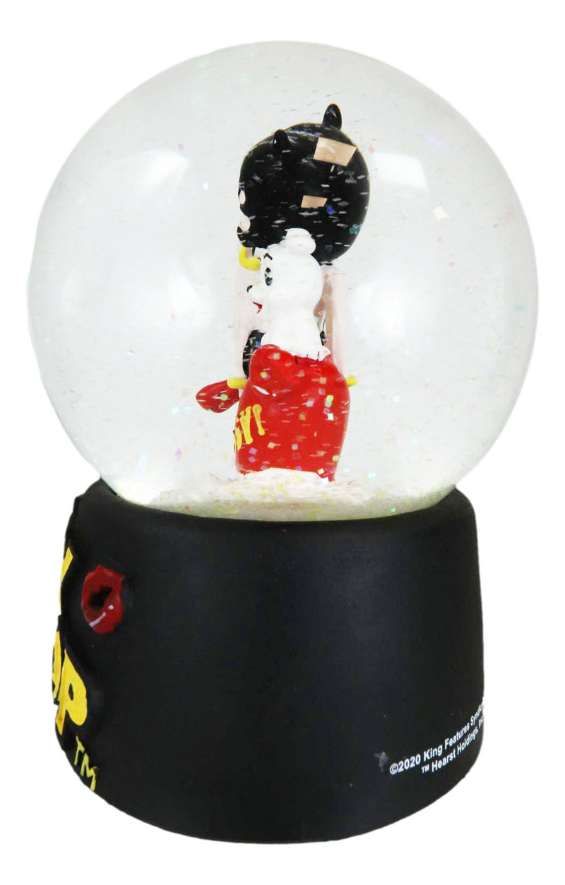 Stay Sassy Glamorous Betty Boop Whimsical Comical Glitter Water Globe 100mm
