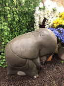 Ebros Gift Large 19" Long Pachyderm 1951 Elephant Statue Reproduction by Viktor Schreckengost Elephants Replica Sculpture Cleveland Museum of Art Home Decor Gallery Quality Centerpiece Decorative