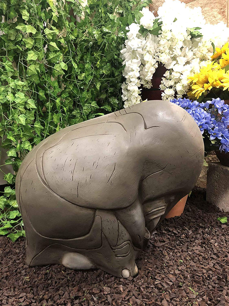 Ebros Gift Large 19" Long Pachyderm 1951 Elephant Statue Reproduction by Viktor Schreckengost Elephants Replica Sculpture Cleveland Museum of Art Home Decor Gallery Quality Centerpiece Decorative