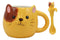 Ebros Adorable Whimsical Orange Cat Mug Drink Cup 16oz