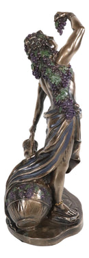 Ebros Greek Olympian God Bacchus Dionysus Statue Wine & Ecstasy Deity Figurine 11"H