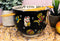 Lucky Cat Japanese Maneki Neko Black Porcelain Ramen Bowl With Chopsticks Set