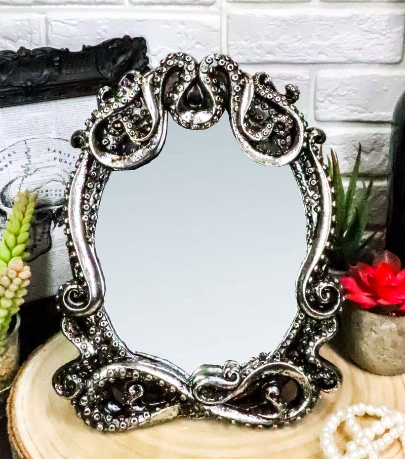 Ebros 9"H Sea Monster Kraken Cthulhu Octopus Tentacles Vanity Table Wall Mirror
