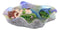 Ebros Sheila Wolk Elan Vital Sculpture Red Haired Mermaid Sleeping On Water Lilies With Koi Fishes In A Giant Clam Shell Pond Figurine Fantasy Mermaids Pirates Sirens Decor Statue 6.75"Long