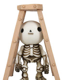 Unfortunate Lucky The Skeleton Pinched And Stuck Under A Ladder Figurine 4"H