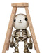 Unfortunate Lucky The Skeleton Pinched And Stuck Under A Ladder Figurine 4"H