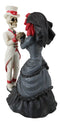 Day Of The Dead Wedding Skeleton Couple Bride and Groom Statue Love Never Dies