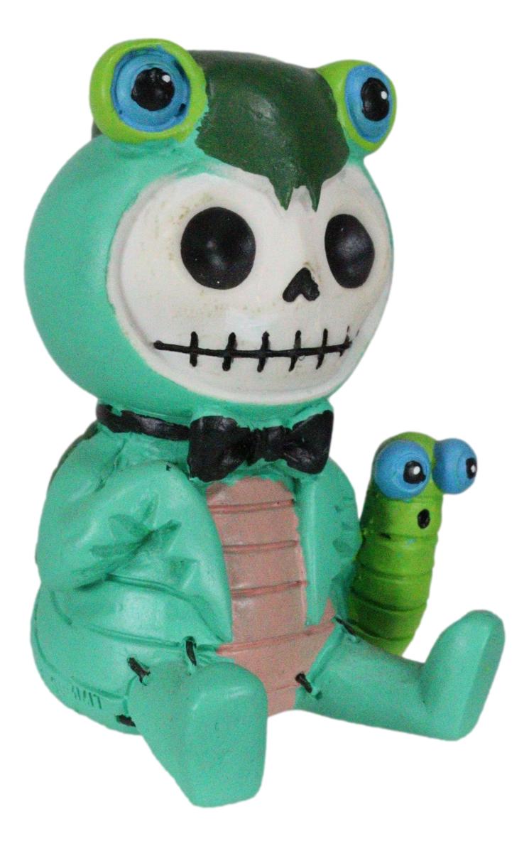 Ebros Furrybones Manny The Mantis Hooded Skeleton Monster Collectible Sculpture - Ebros Gift