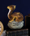 Ebros 'Home is Where My Dragon is' Baby Dragon on Rock Resin Figurine 7.5" H