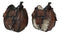 Set Of 2 Rustic Western Cowboy Horse Saddle Money Coin Savings Piggy Banks