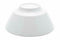 Contemporary Large White Porcelain Trapezoid Round Bowls 44oz 8.5"Dia Set Of 6