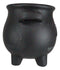 Black Triple Moon Cauldron Terracotta Succulent Plant Planter Pot Or Pen Holder