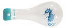 Nautical Marine Blue White Seahorse Ceramic Kitchen Utensil Holder Spoon Rest