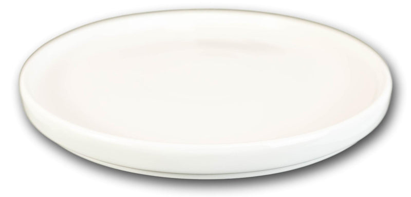 Pack Of 3 Kitchen Dining Modern White Large Coupe Dinner Lunch 9.5"D Plates