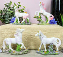 Beautiful Rare Mythical Legendary Unicorn Miniature Figurine Collectible Set