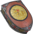 Ebros Medieval Coat of Arms Crusader Shield Crest Decorative Trinket Box 6" Long