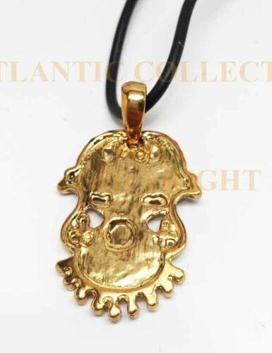 Ebros Egyptian Winged Scarab Dual Cobra Head Ankh Necklace Pendant Jewelry