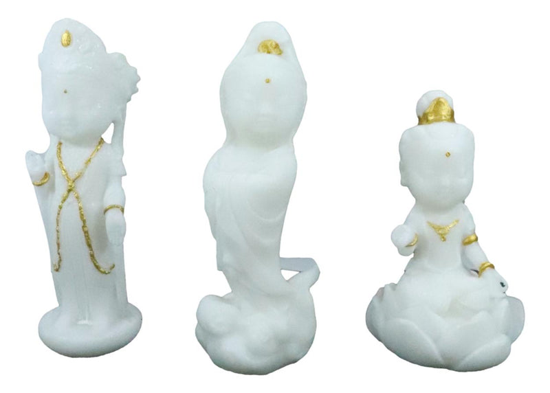 Kuan Yin Amitabha Seated And Standing Buddhas Feng Shui Zen Vastu Mini Figurines