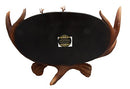 Ebros Large Rustic Woodlands Antlers Scene Deer Buck Doe and Fawn Family Wall Plaque 14"L