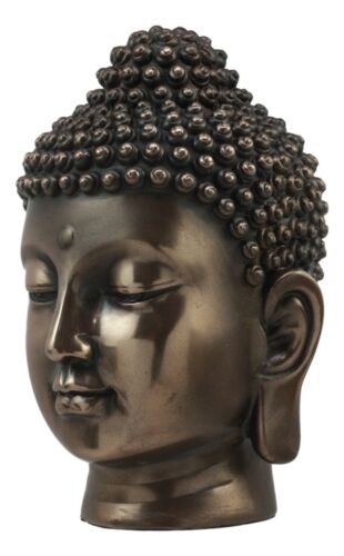 Ebros Shakyamuni Buddha Gautama Ushnisha Head Statue 6.5" Tall (Bronze Patina)