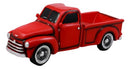 Ebros Gift Red Vintage Old Fashioned Pickup Truck Wine Holder 11.25" Long Figurine Wine Bottle Holder Caddy