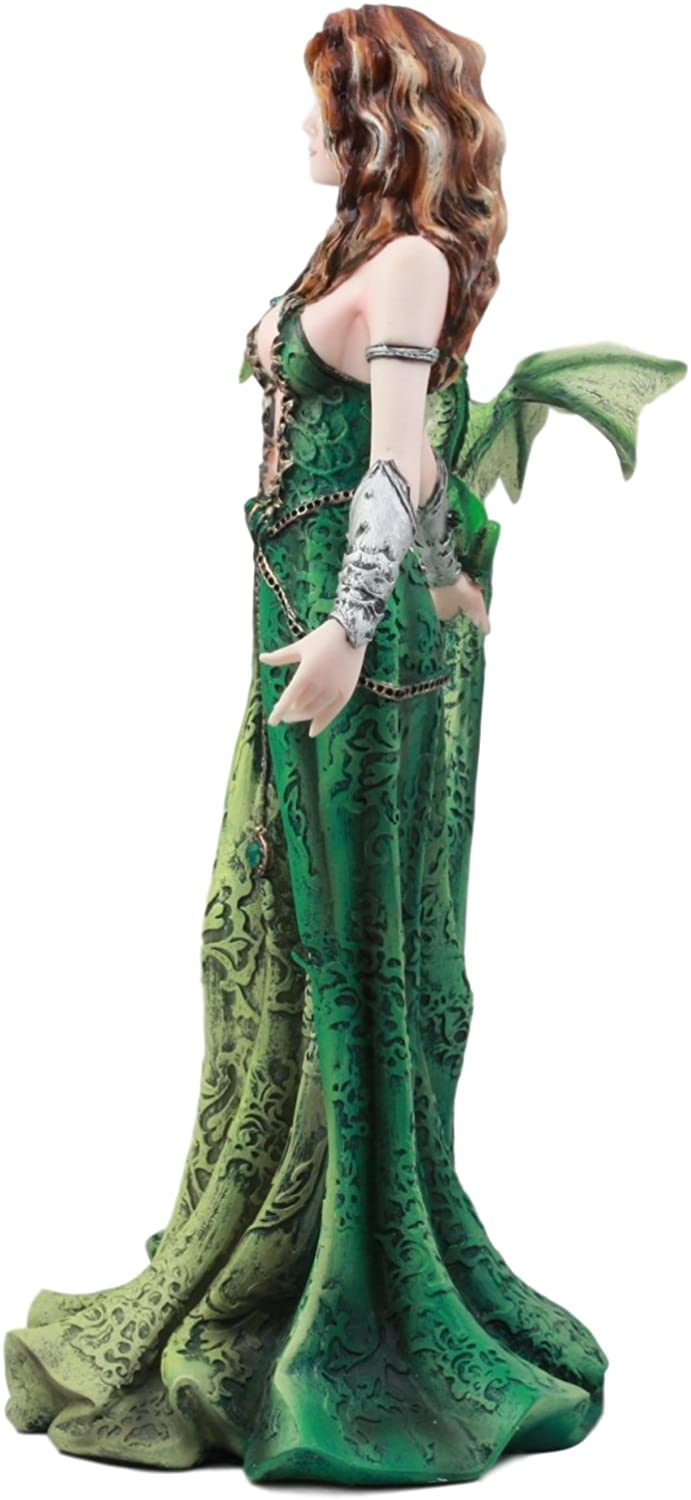 Ebros Seductive Elphaba Dragon Witch Doctor Warrior Statue 10"H By Nene Thomas