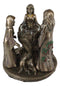 Ebros Occultic Wiccan Triple Goddess Maiden Mother Crone Votive Candle Holder Figurine