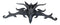 Ebros Large 34" Wide Goat of Mendes Baphomet Head with Pentagram Star and Hell Fire Wings Wall Decor Plaque Entrance Overdoor Pediment Door Hanger 3D Wall Art Horned God