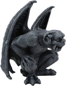 Ebros Ram Horned Demon Winged Gargoyle Bellowing Wild Statue 6" Tall