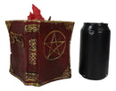 Pentagram Star Green Dragon of Bibliography On Spell Book With LED Fire Breath