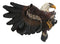 Patriotic American Majestic Bald Eagle With Open Wings Wall Decor Plaque 23"L