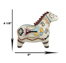 Native Tribe American Aztec Hopi Indian Style Equine Horse Totem Spirit Figurine