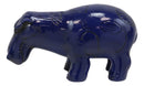 Ebros Mini Egyptian Goddess Taweret Statue 3"L Dark Blue Nile River Hippopotamus