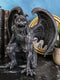 Winged Horned Devil Gargoyle Statue 6.25" Tall Notre Dame Evil Warden Gargoyle