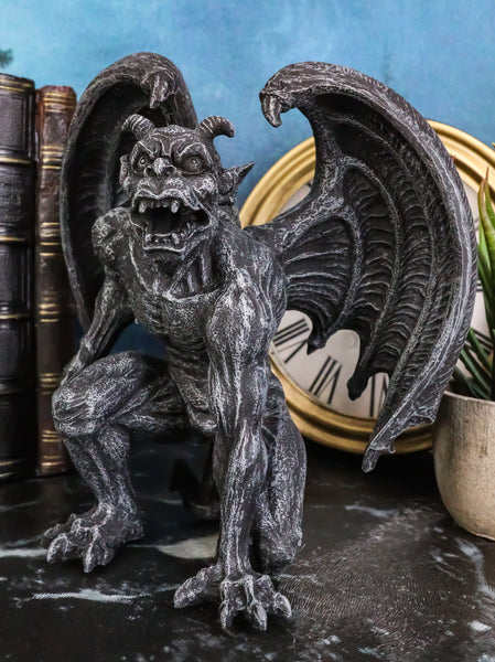 Ebros Gift Winged Horned Devil Gargoyle Statue 6.25