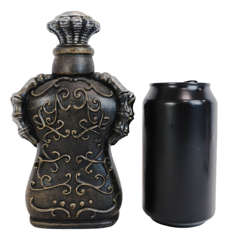 Ceramic Witchcraft Mad Doctor Skeleton Claws Poe Ravens Eyes Skull Potion Bottle