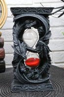 Figure 8 Prosperity Hour Of The Dragon Invertible Dual Dragon Sandtimer Statue - Ebros Gift
