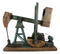 Western Rustic Nodding Donkey Pumpjack Oil Derrick Rig Wine Bottle Holder Model