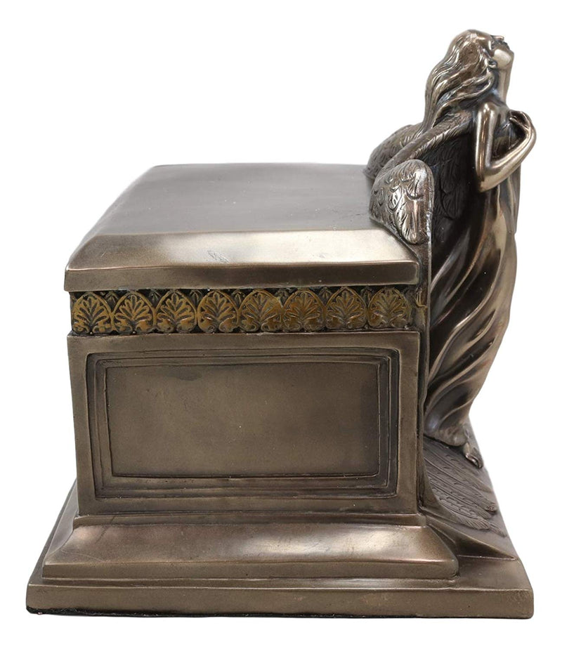 Ebros Heaven Bound Rising Angel Funeral Cremation Urn Resin Statue Memorial Angels 9"H
