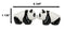 Ceramic Kissing Giant Panda Bears Salt And Pepper Shakers Holder Figurine Set